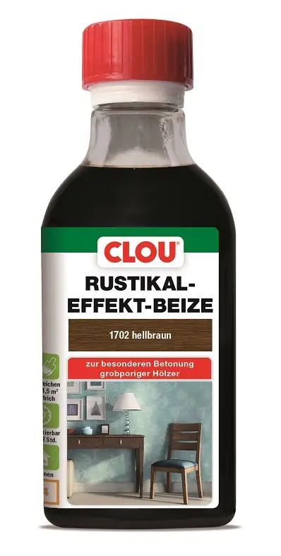Clou Rustik Beize 250 ml hellbraun