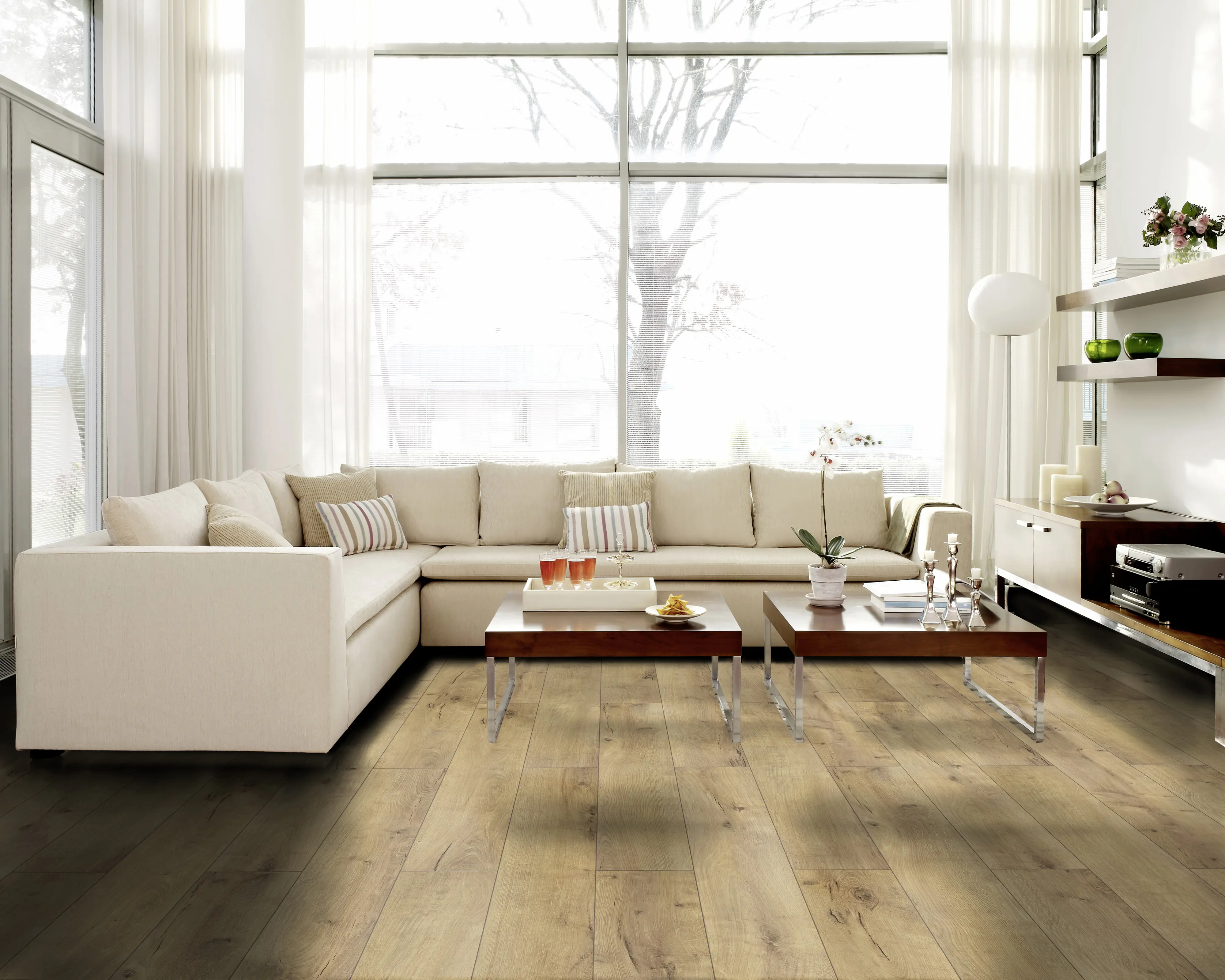 Classen Laminat Megaloc Aquaprotect 128,5 x 19,2 cm 8 mm Oak light natural