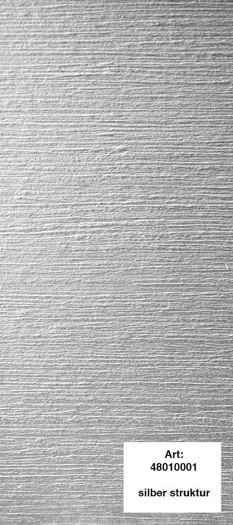 alfer Design-Platte Struktur 1000 x 600 mm PVC (Kunststoff) glatt silber