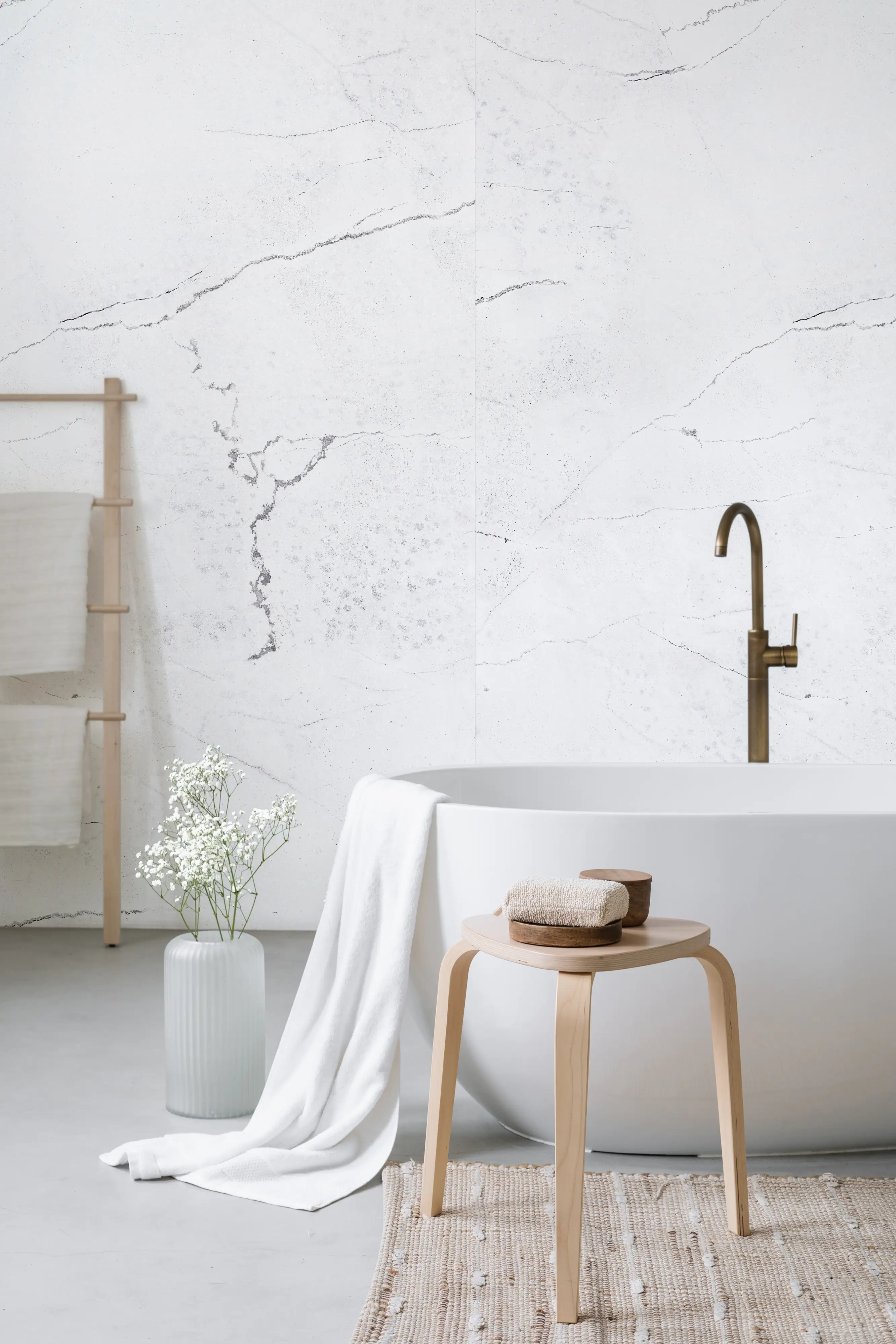 Wandpaneel Rocko Carrara 265 x 123 x 0,4 cm