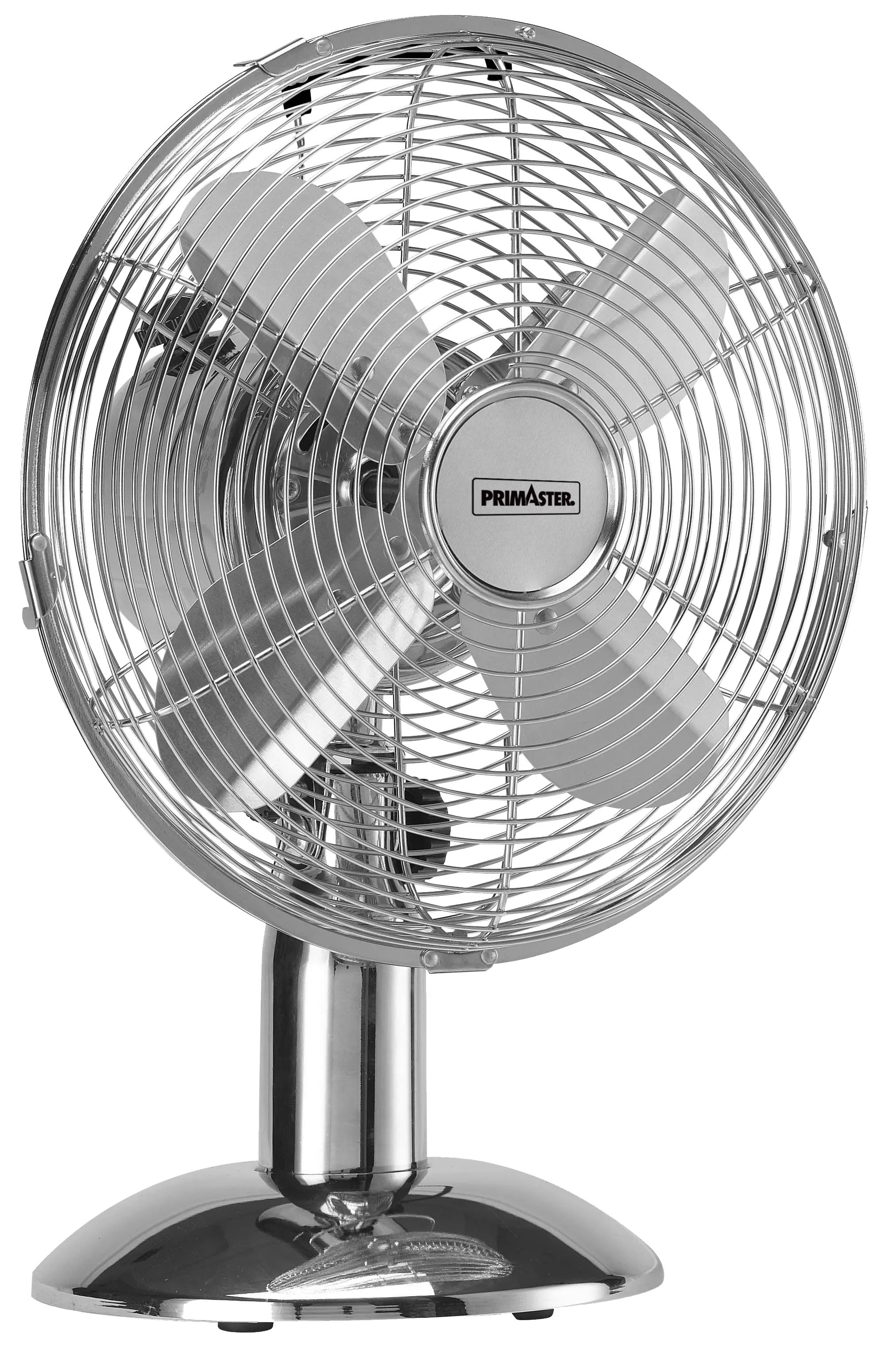 Primaster Tischventilator mit 3 Stufen Ø 40 cm verchromt