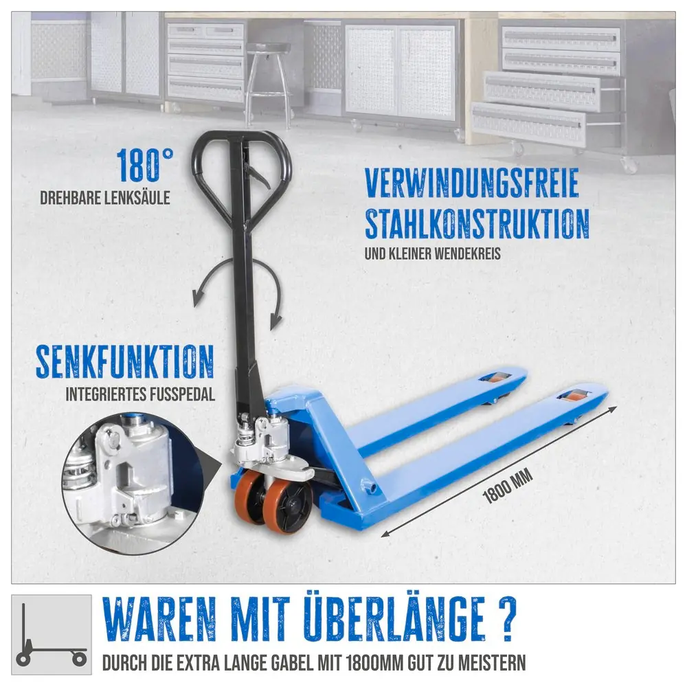 Güde Gabelhubwagen GHW 2500-180 PU