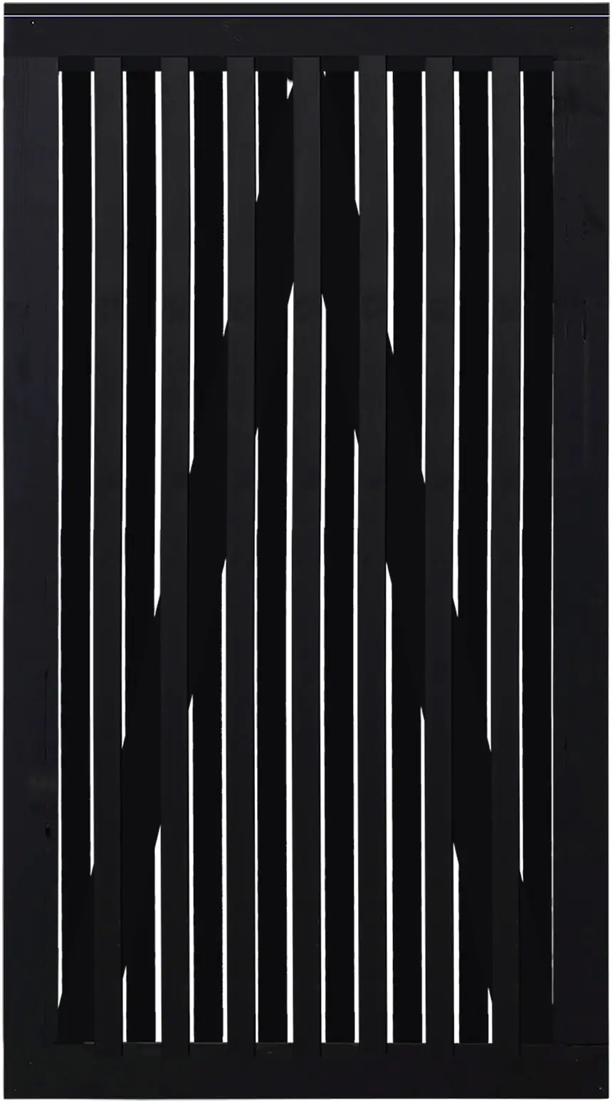 Plus Tor Nagano 100 x 180 cm RAL 9005 Schwarz