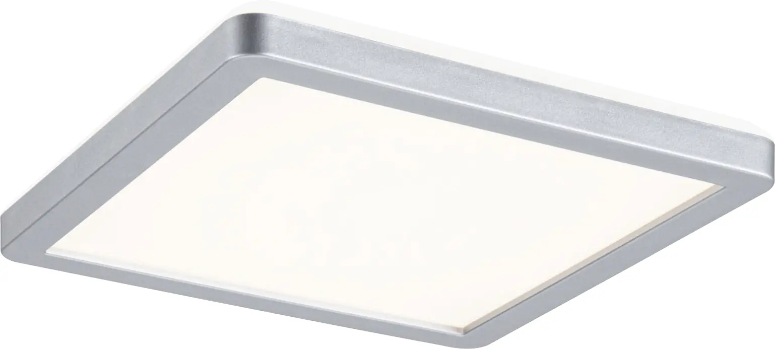 Paulmann LED Panel Atria Shine chrom-matt 19 x 19 cm warmweiß