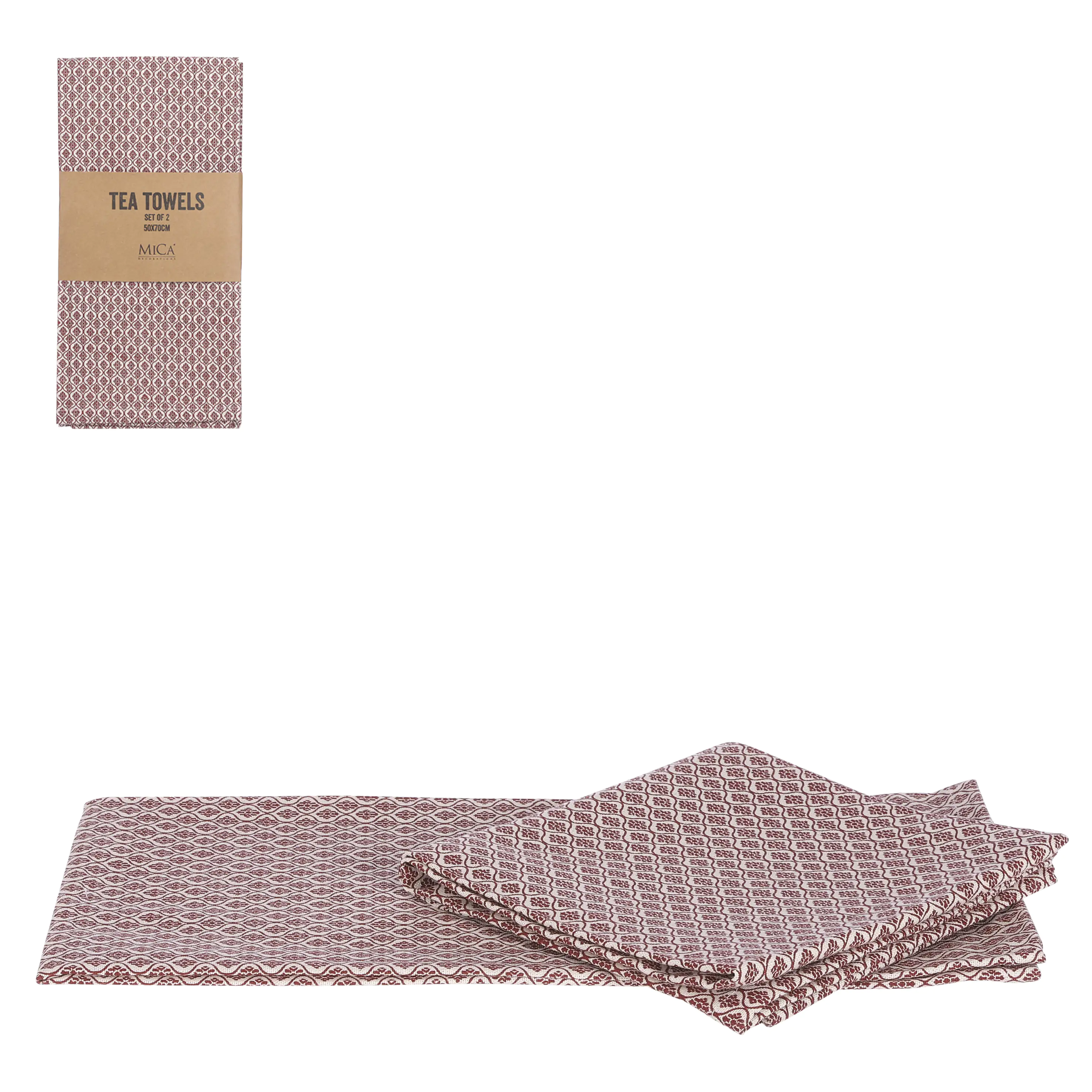 8718861872637 Mica Geschirrtuch Badhi braun 70 X 50 cm