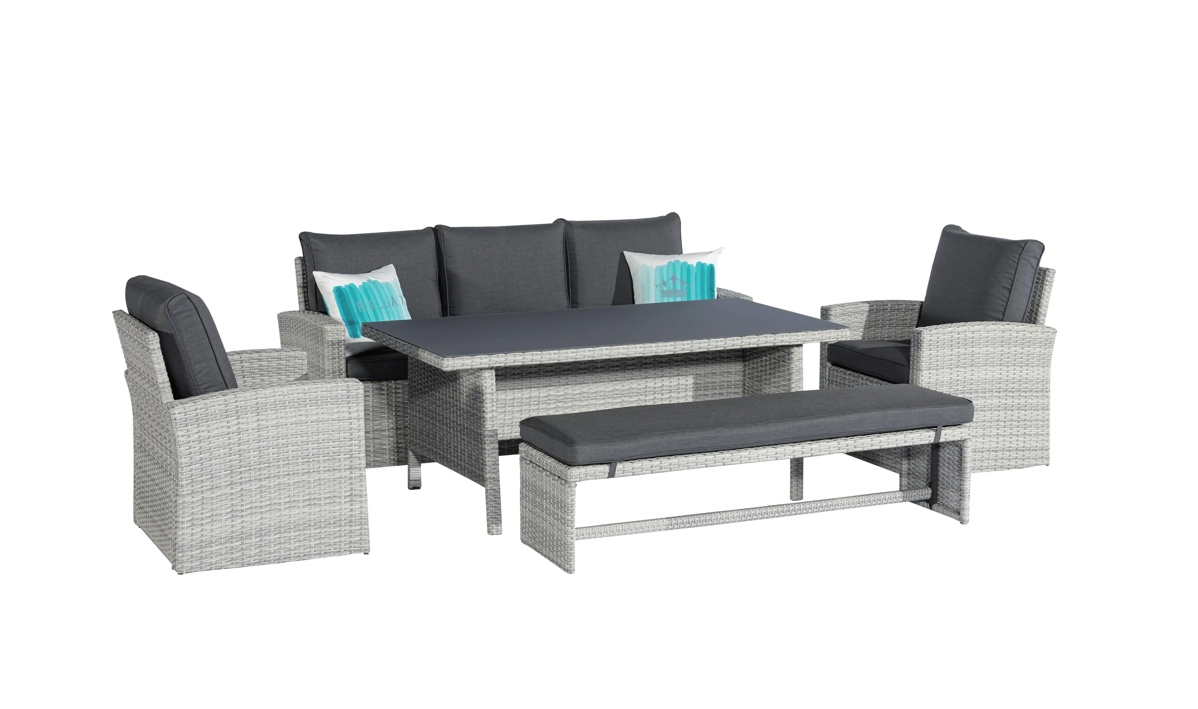 Trendline Dining Lounge Möbelset Turin XXL Trendline Dining Lounge Möbelset Turin XXL