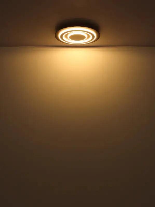 Globo Deckenleuchte Jayden 48 x 5,2 cm Ø x H anthrazit gebürstet warmweiß