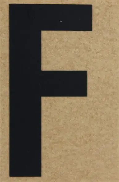 Conacord Klebebuchstabe 55 x 50 mm