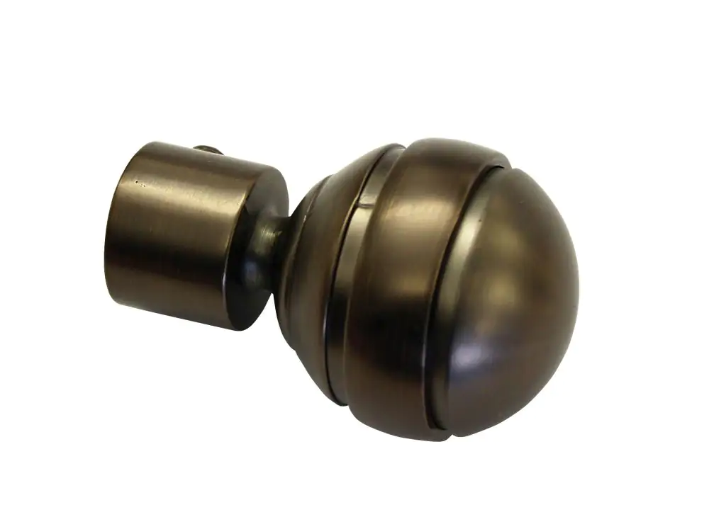 Gardinia Endknopf Chicago Kugel bronze Kugel bronze, Ø 20 mm
