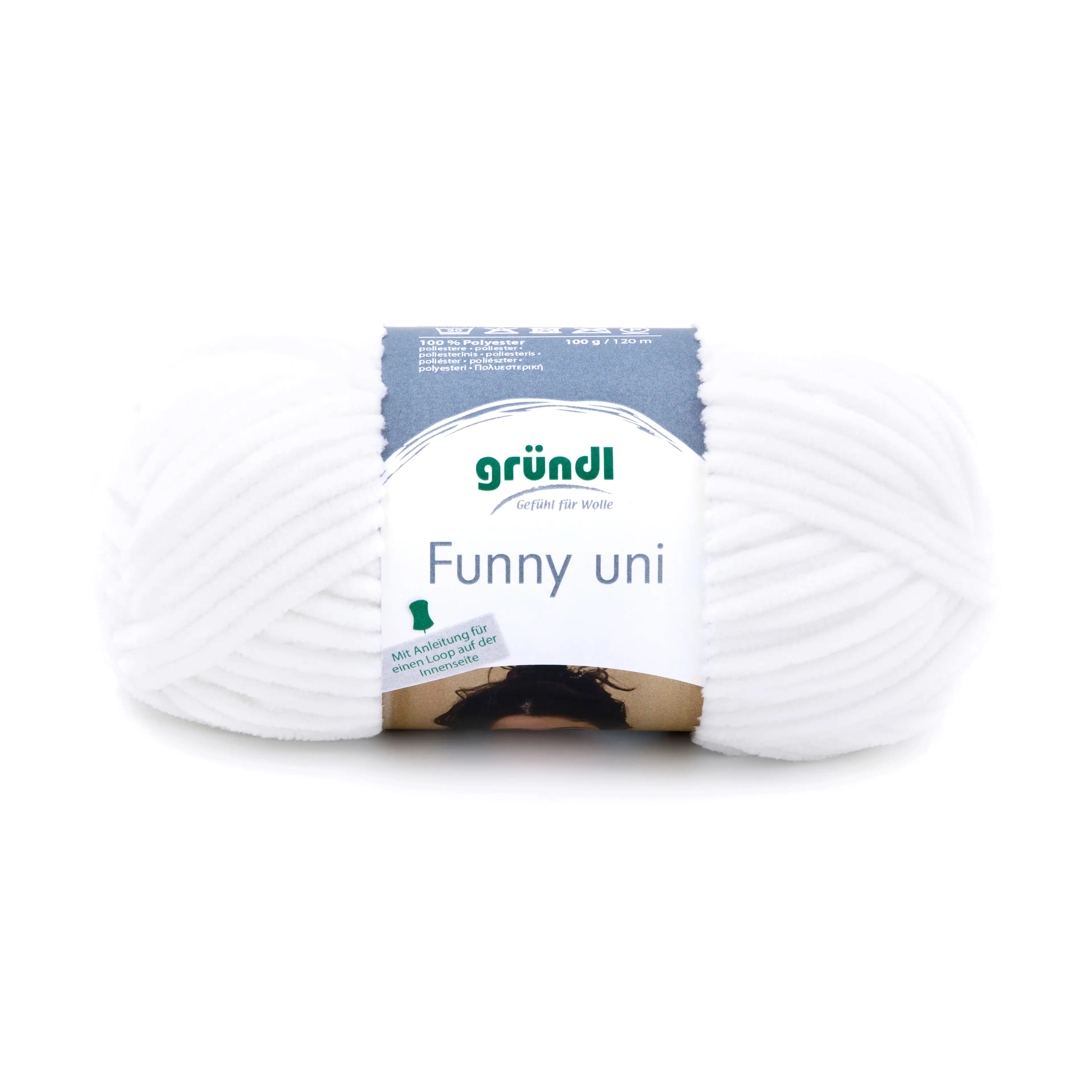 4036014143217 Gründl Wolle Funny uni 100 g weiß