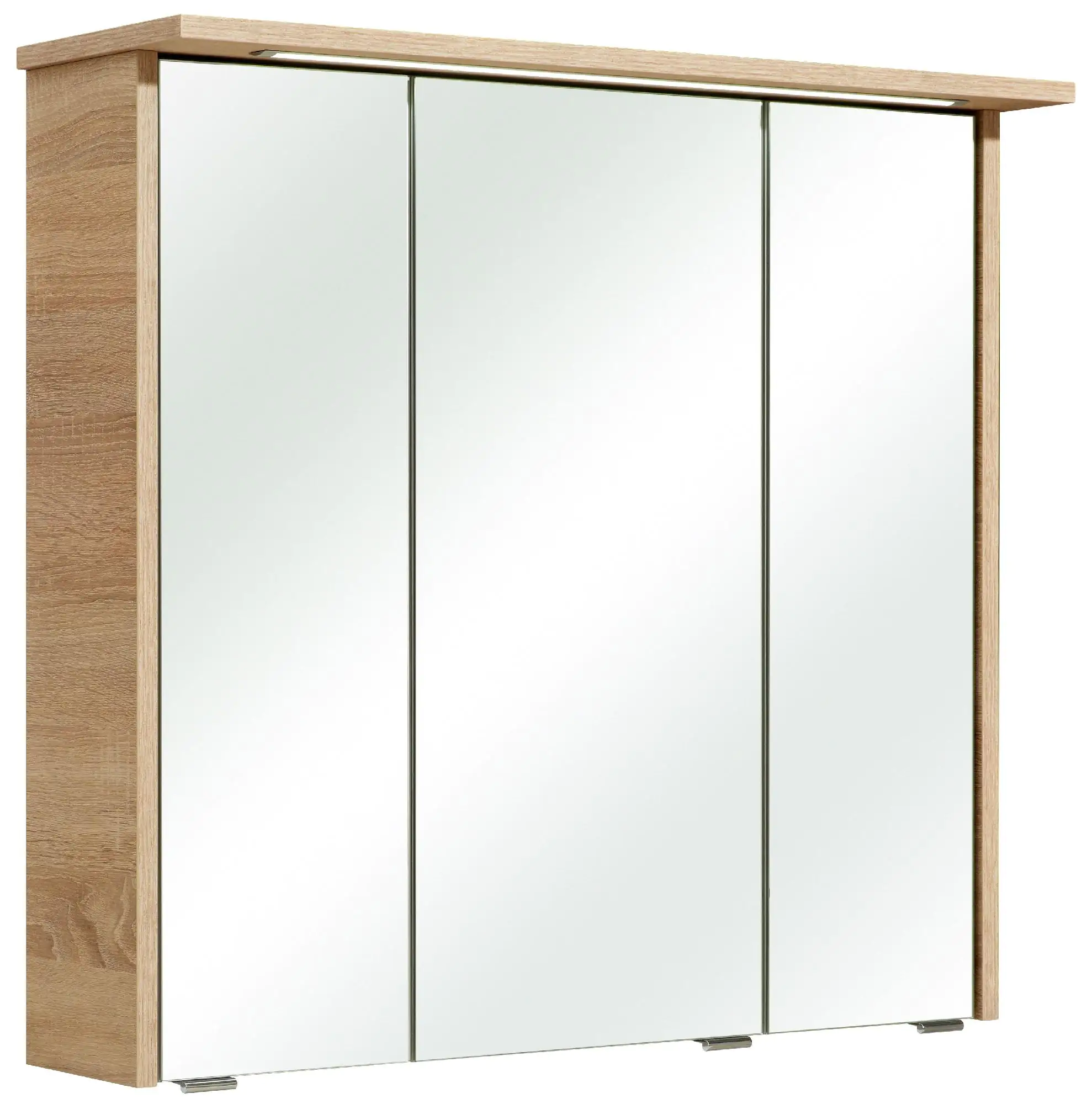 Primaster Spiegelschrank Berlin mit Licht eiche 75 x 72 cm