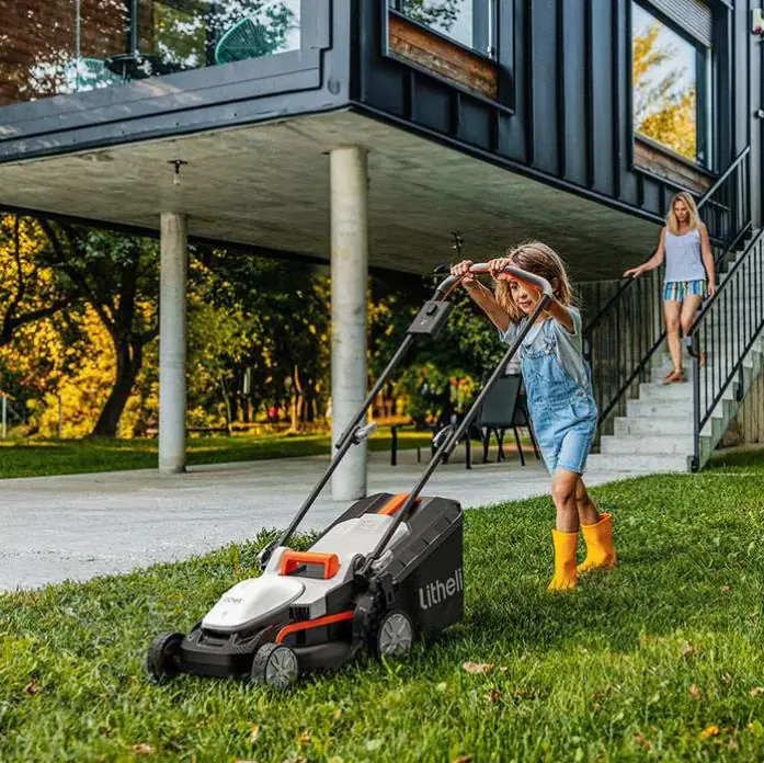 Litheli Akku-Rasenmäher Handy+ U20 20V 33 cm Inklusive 1 x SE-Akku 4,0 Ah