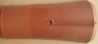 Firsthaube Biber 40 x 16 x 8 cm terrakotta Firsthaube Biber 40 x 16 x 8 cm terrakotta