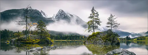 Deco-Glas Bild - Herbstlandschaft 80 x 30 cm