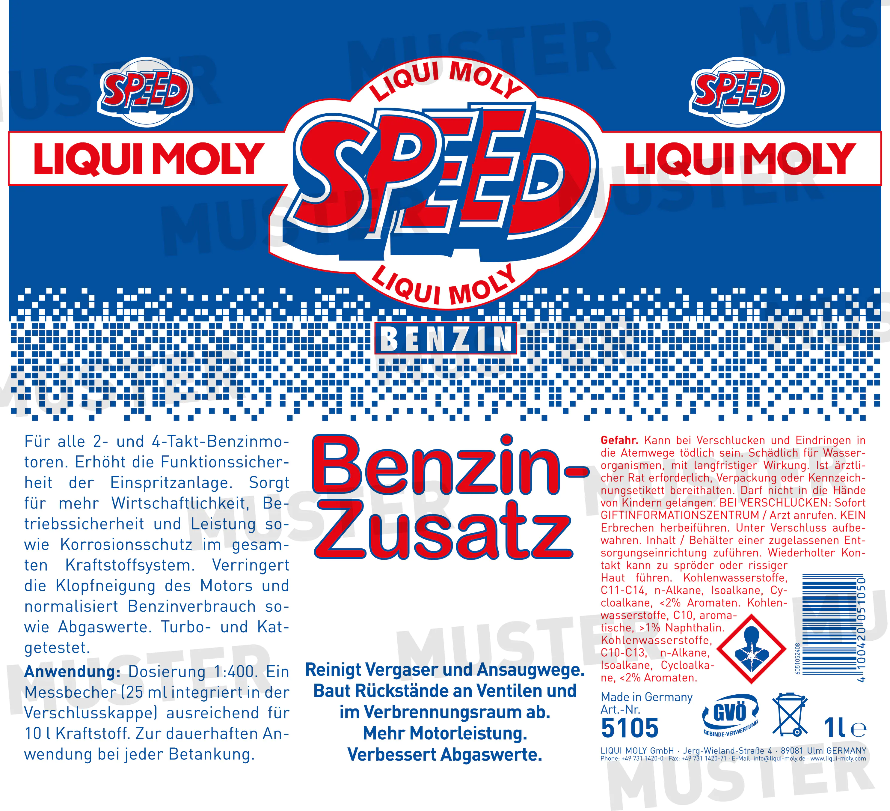 Liqui Moly Speed Benzin-Zusatz 1 L