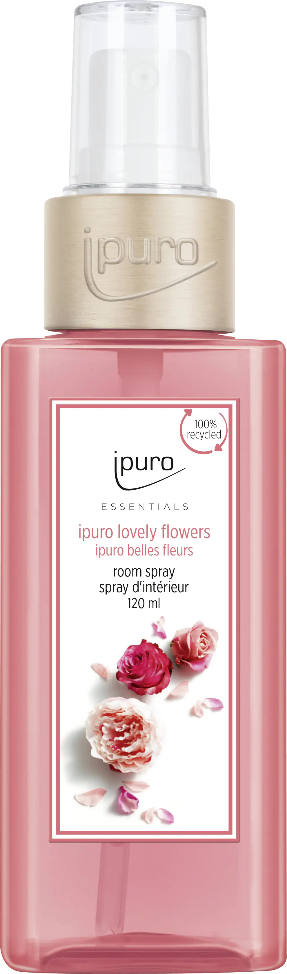 4051281982727 ipuro ESSENTIALS Raumspray Lovely Flowers 120 ml