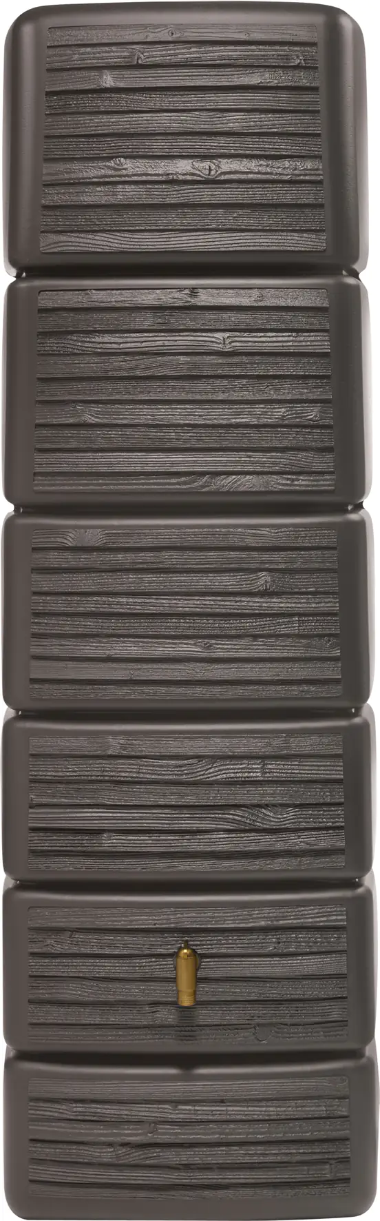 4023122198123_01 4rain Regenwasser-Wandtank Slim darkwood 330 l