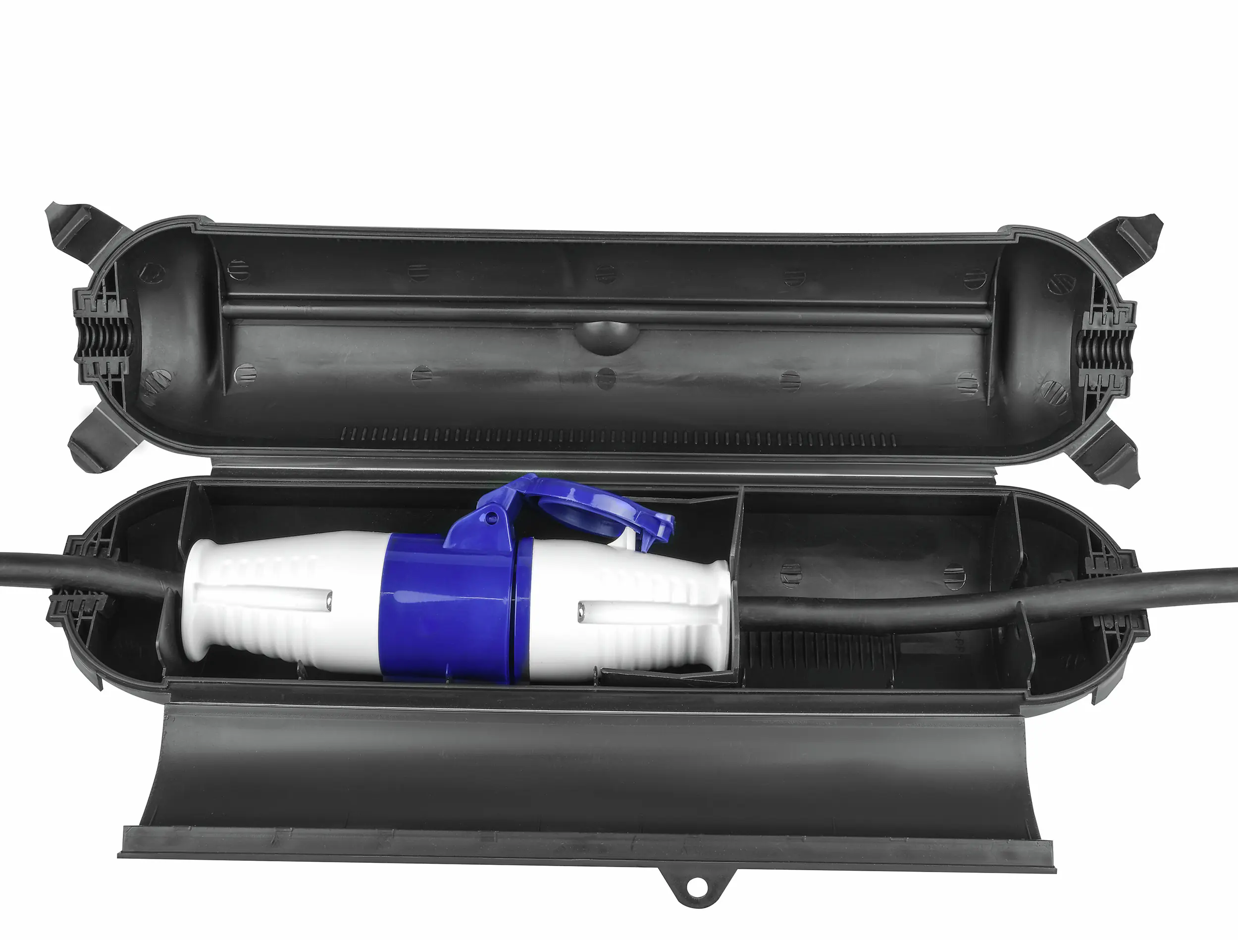 Sicherheitsbox für CEE Stecker 30 x 9,5 x 9,5 cm Schwarz Sicherheitsbox für CEE Stecker 30 x 9,5 x 9,5 cm Schwarz