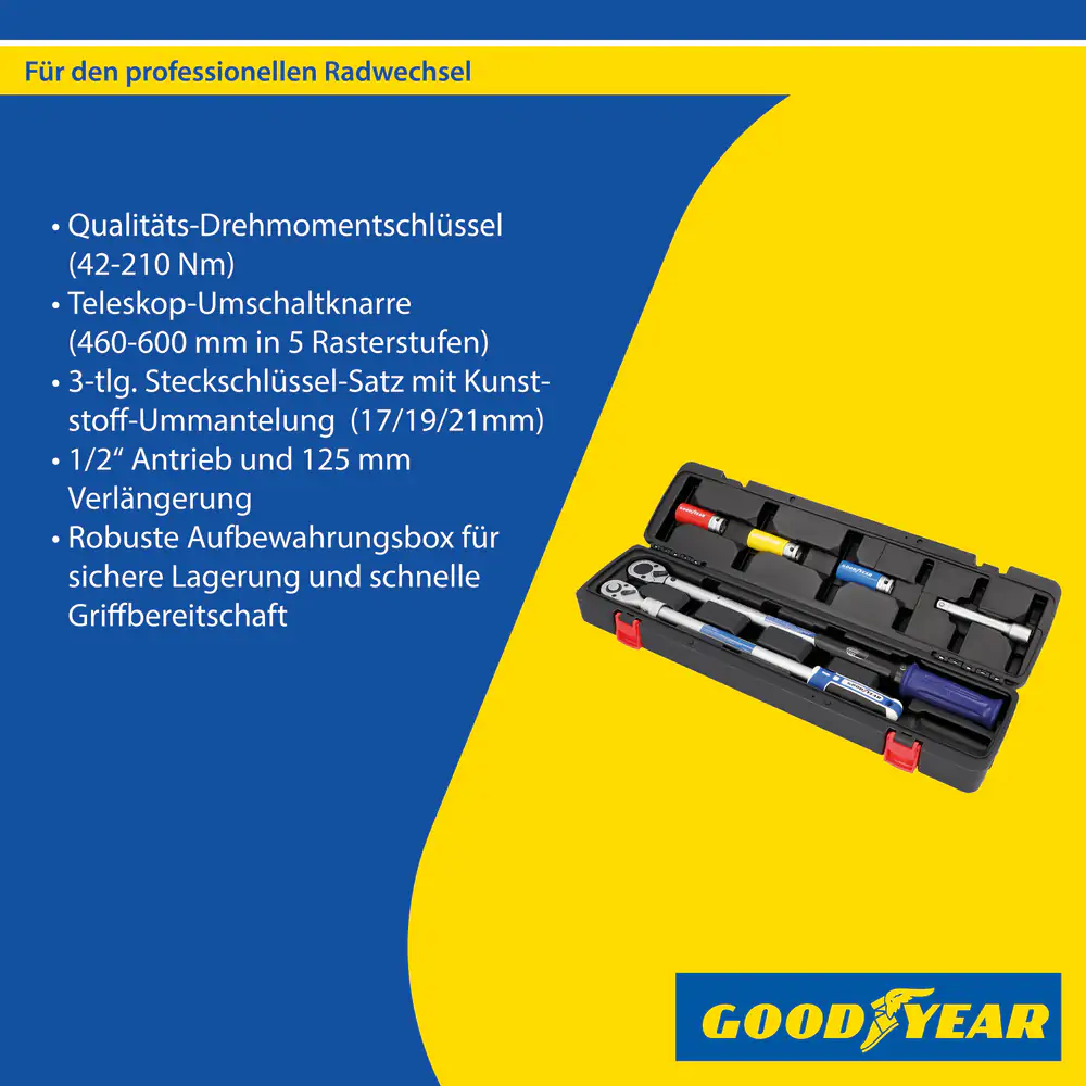 Goodyear Radwechselset 6-teilig