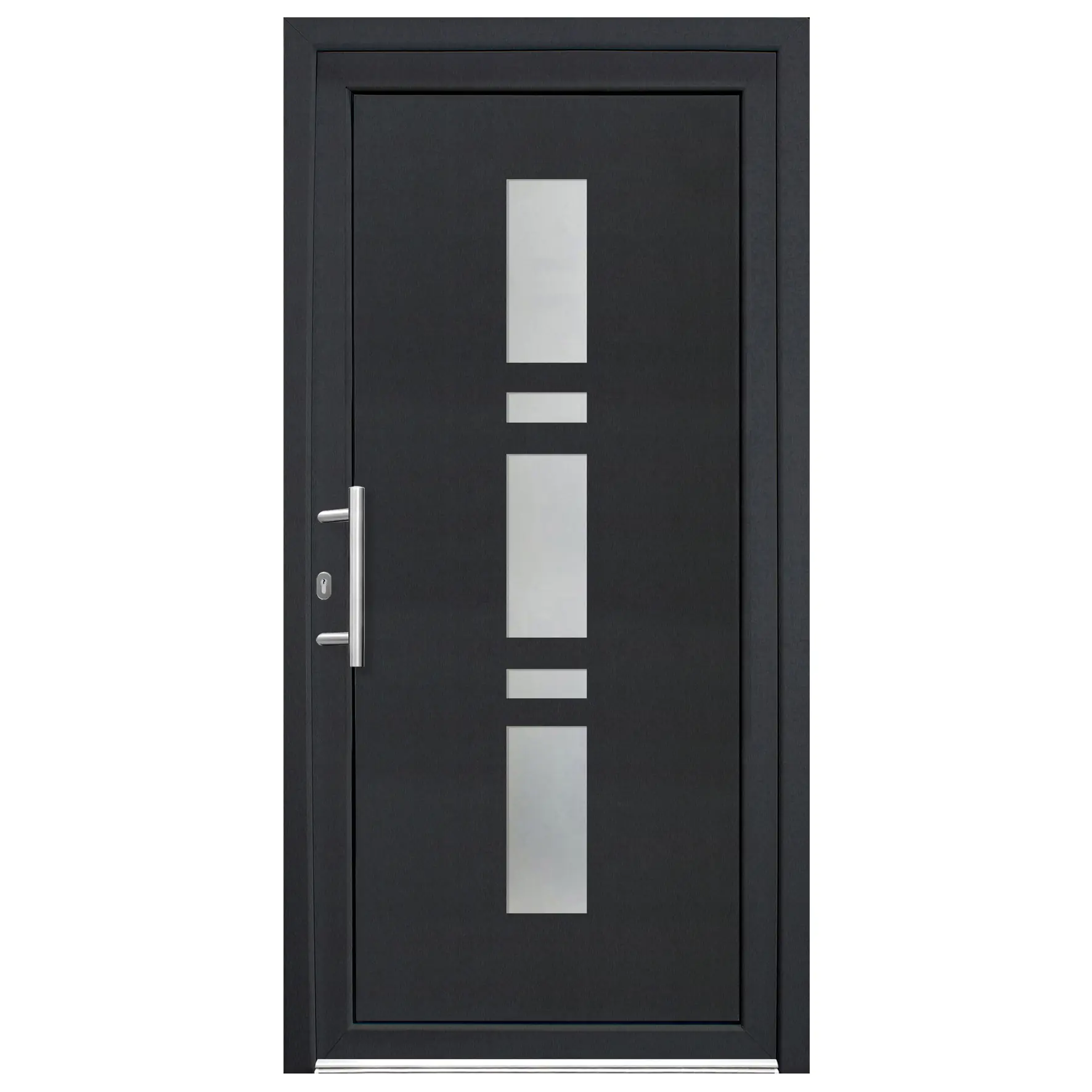 Panto Haustür Modell K017  DIN links anthrazit 110 x 210 cm