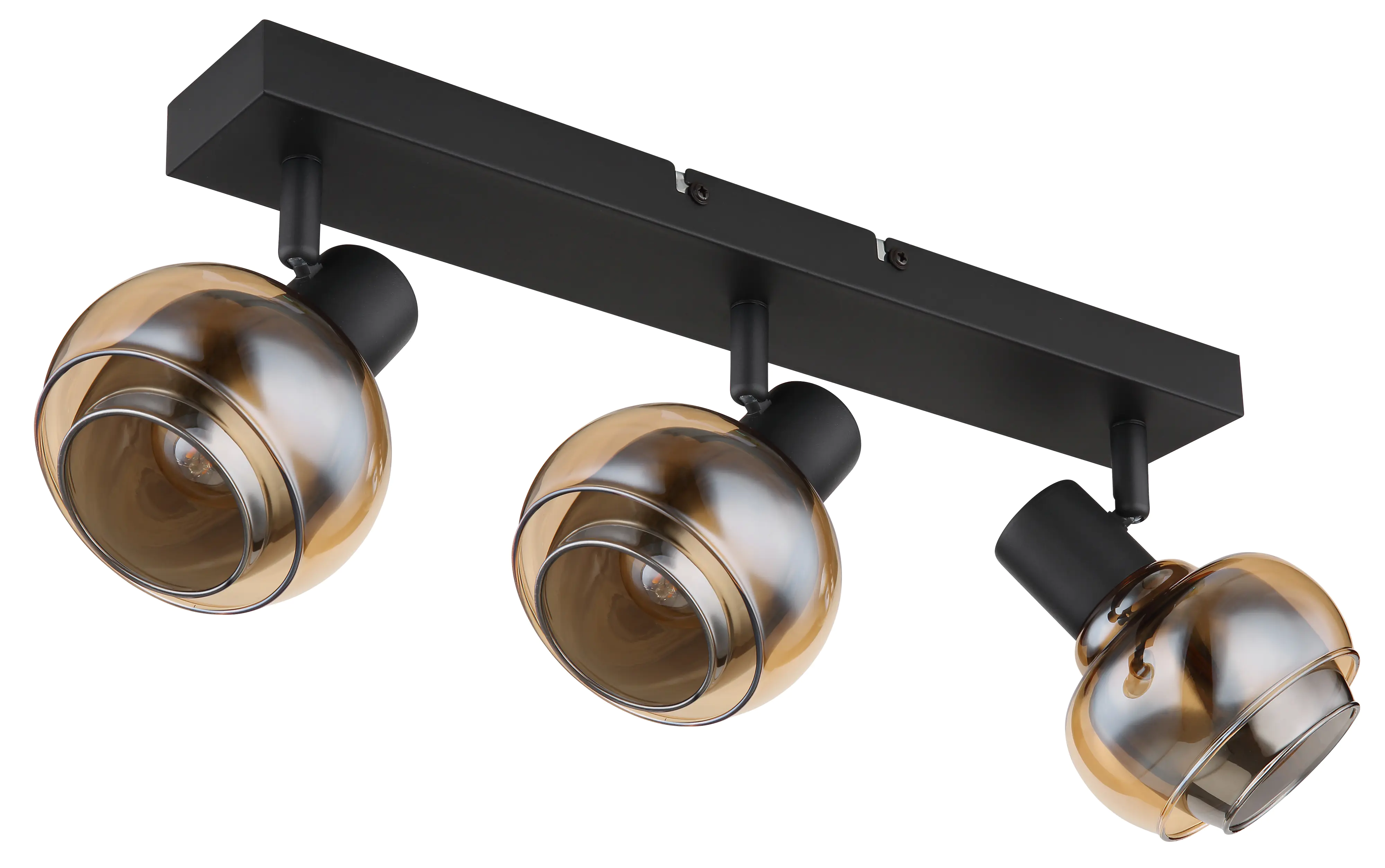 Globo 3er Spot Tokki schwarz matt 41 x 41 x 13,5 cm E14