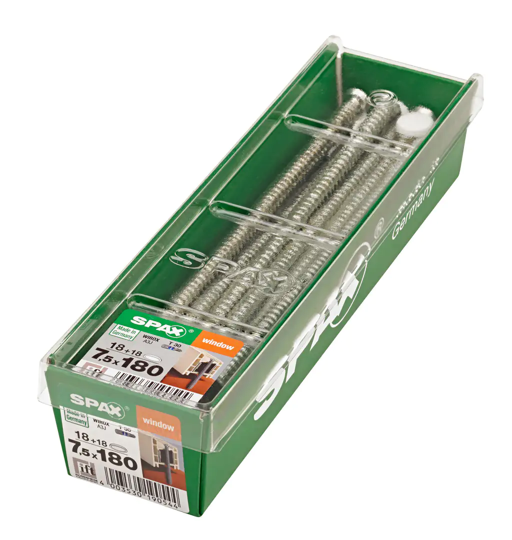 Spax Rahmenanker 7.5 x 180 mm TX 30 - 18 Stk.