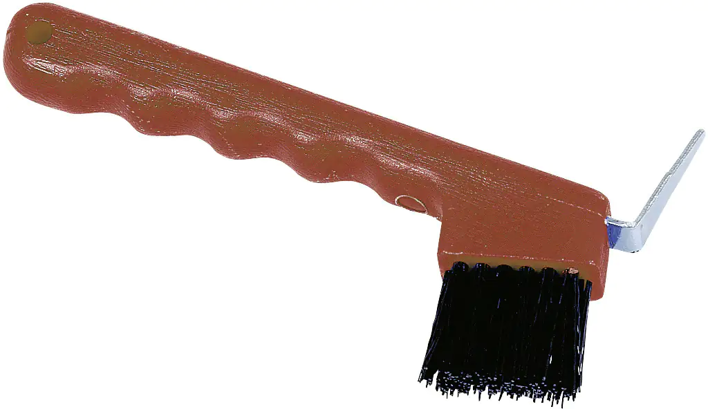 Kerbl Hufkratzer mit Bürste robuster Kunsstoff