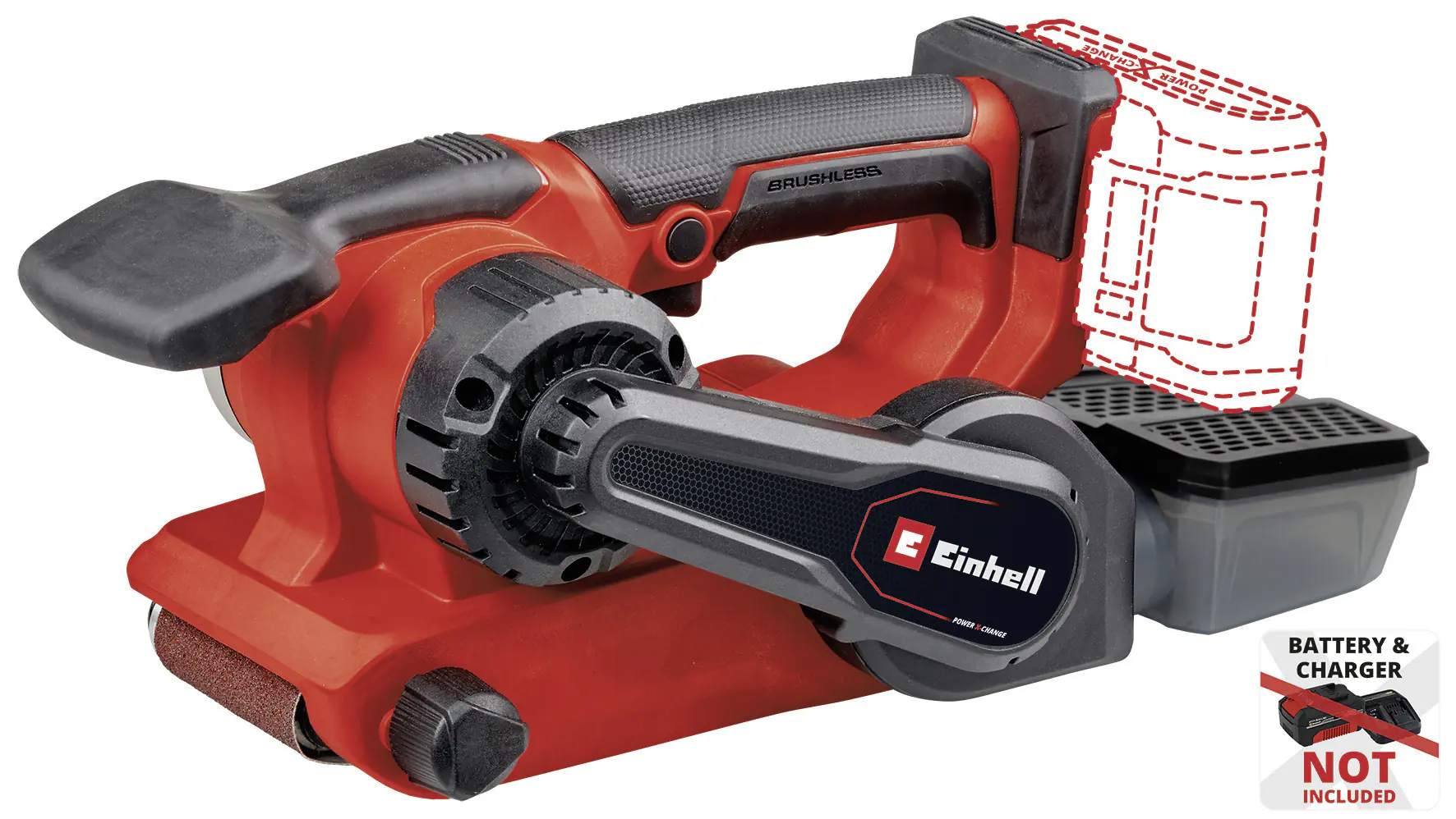 Einhell Akku-Bandschleifer TP-BS 18/457 Li BL Solo 18 V Einhell Akku-Bandschleifer TP-BS 18/457 Li BL Solo 18 V