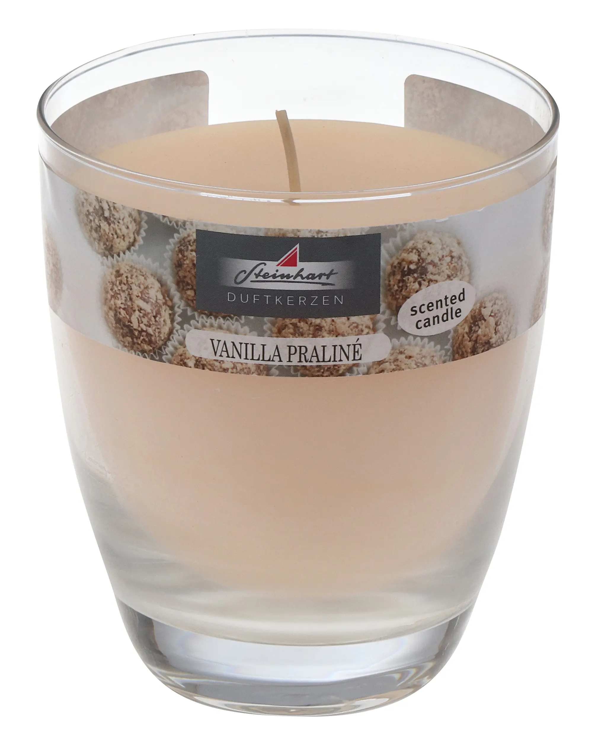Steinhart Duftkerze im Glas Vanilla Praline Ø 9,2 x 10,7 cm creme