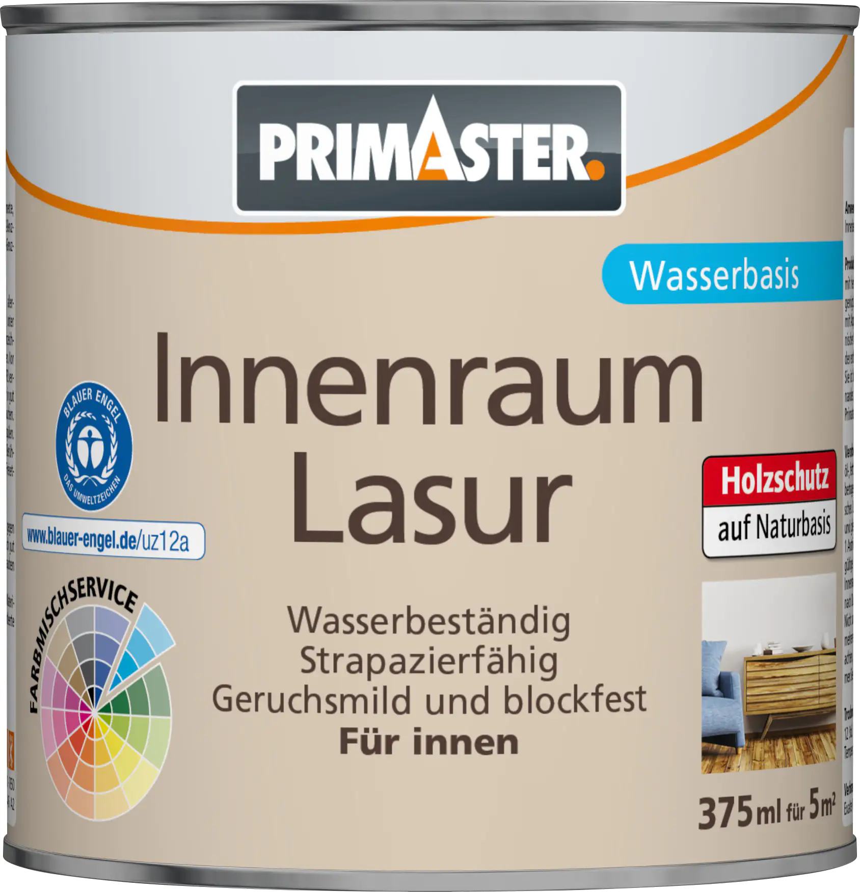 Primaster Innenraumlasur 375 ml eiche