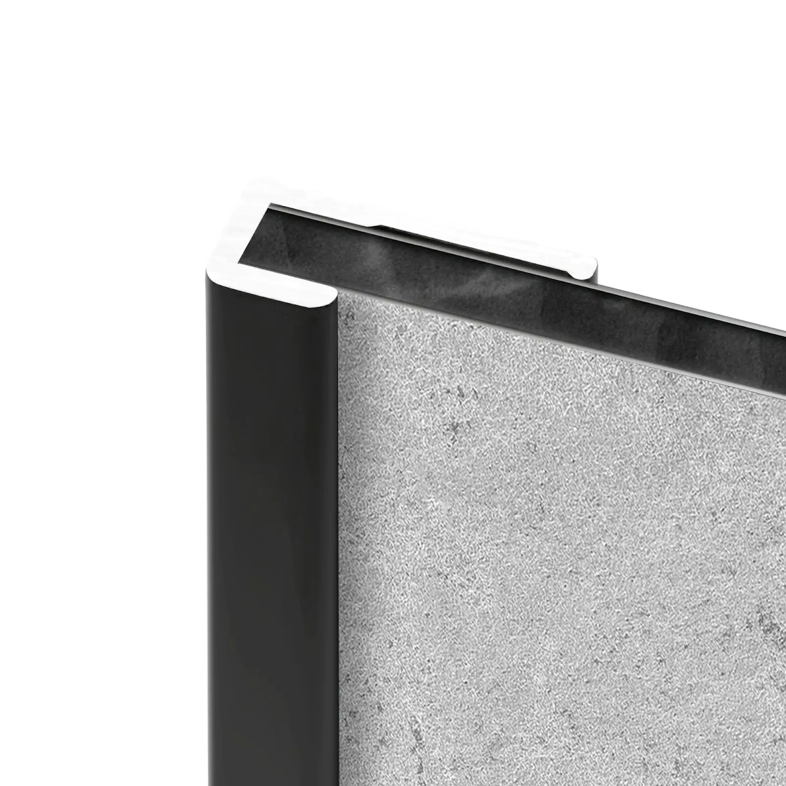 Schulte Endprofil für Duschrückwände DecoDesign 255 cm mattschwarz  Schulte Endprofil für Duschrückwände DecoDesign 255 cm mattschwarz