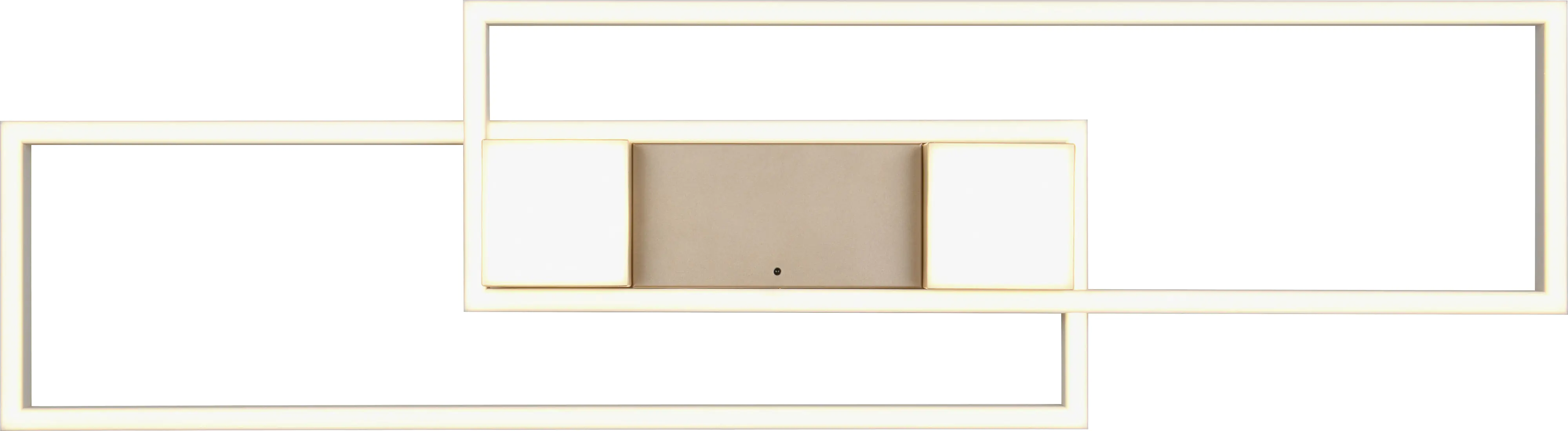 Trio Leuchten LED Deckenleuchte Albany 37W, warmweiß-kaltweiß, coffee