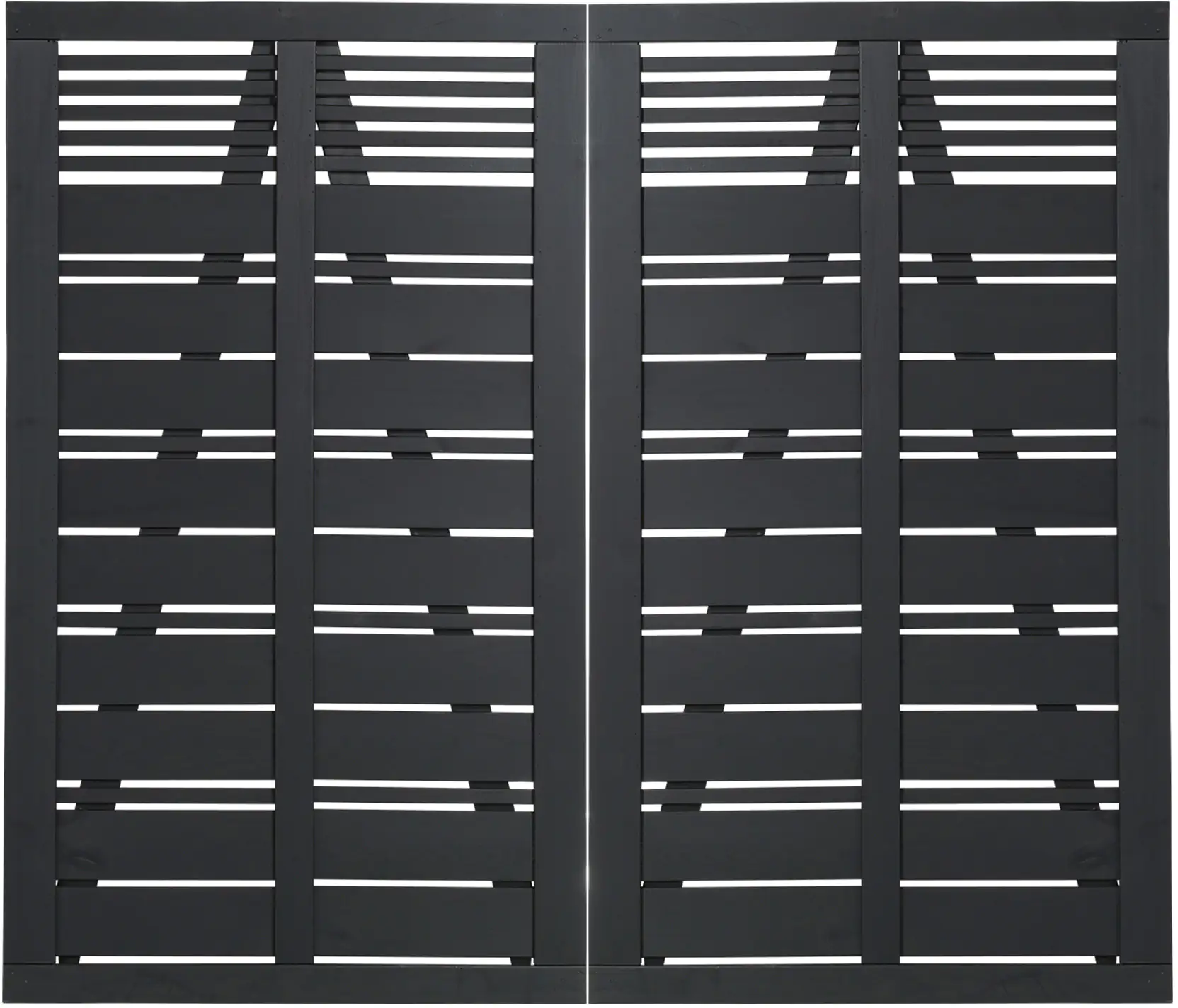 Plus Doppeltor Silence 200 x 170 cm RAL 9005 Schwarz Plus Doppeltor Silence 200 x 170 cm RAL 9005 Schwarz