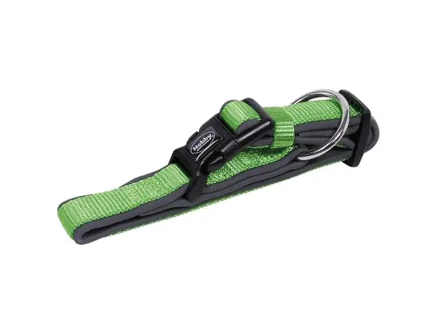 4033766097348 Nobby Halsband Classic Preno neongrün