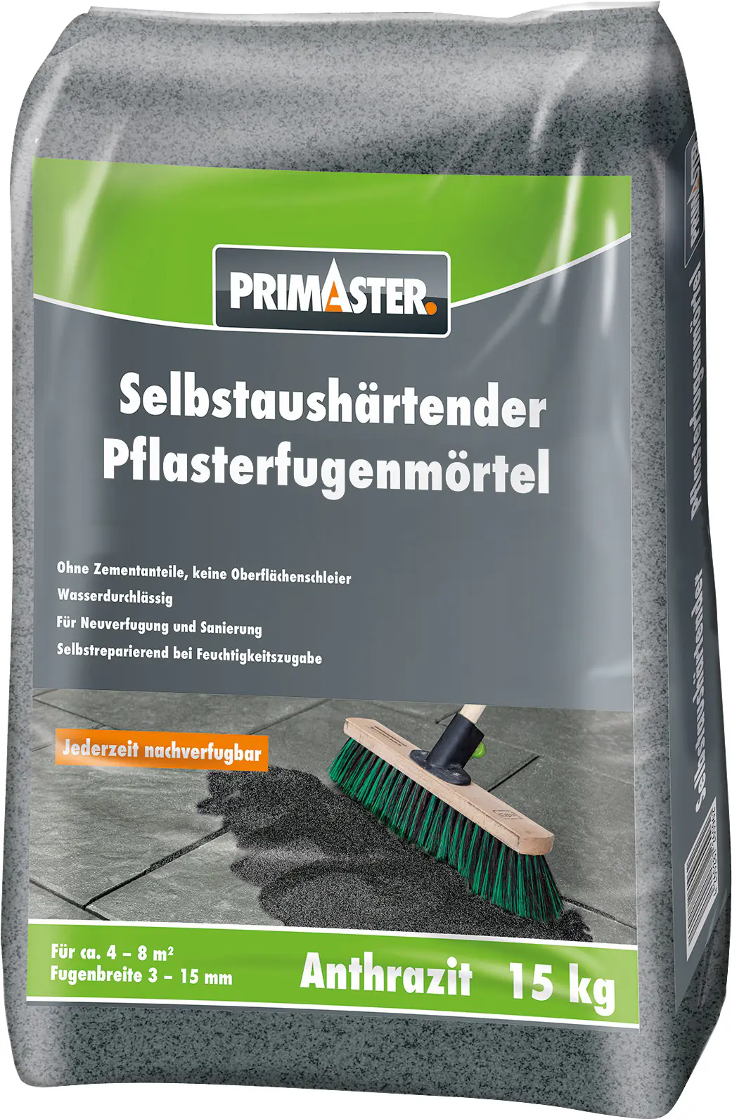 Primaster Pflasterfugenmörtel Öko selbstaushärtend 15 kg anthrazit