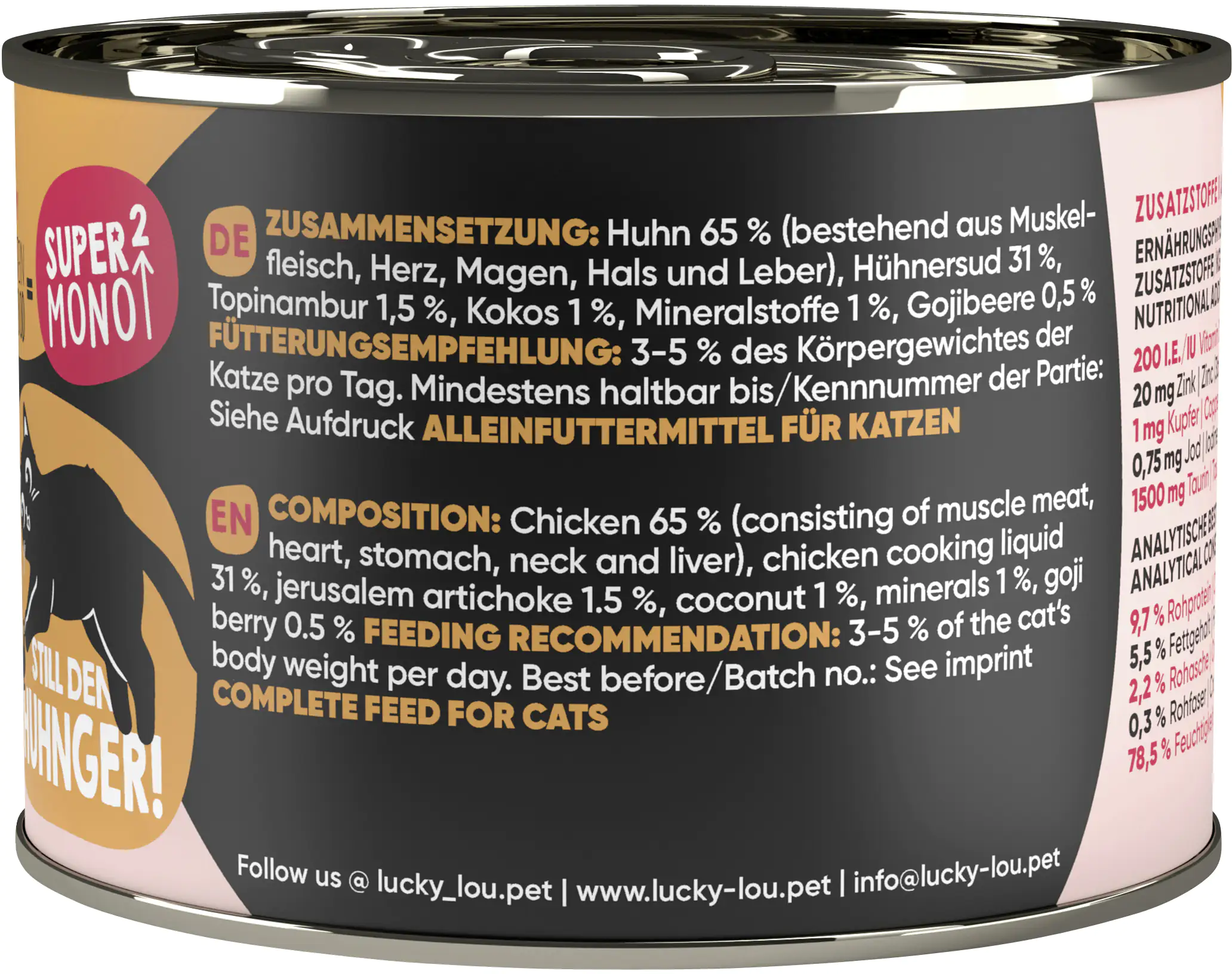 Lucky Lou SuperMono² Huhn 200g