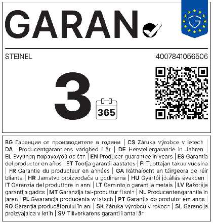3 Jahre Garantie