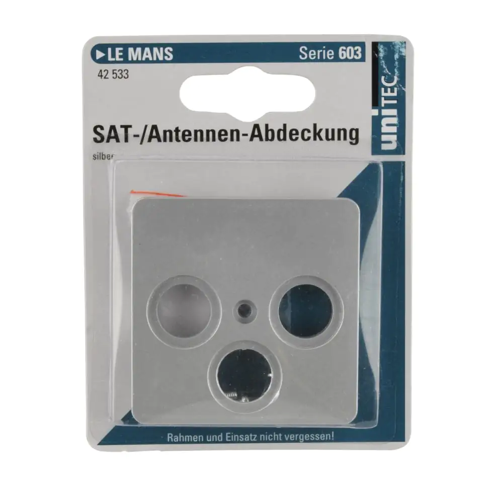 Unitec SAT- Antennenabdeckung LeMans Serie 603 silber