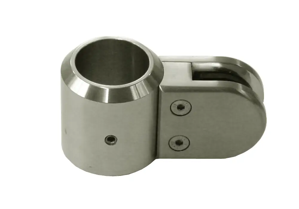 Treba E59 Rohrhülse mit 1 Glashalter Ø 6 cm Edelstahl V2A