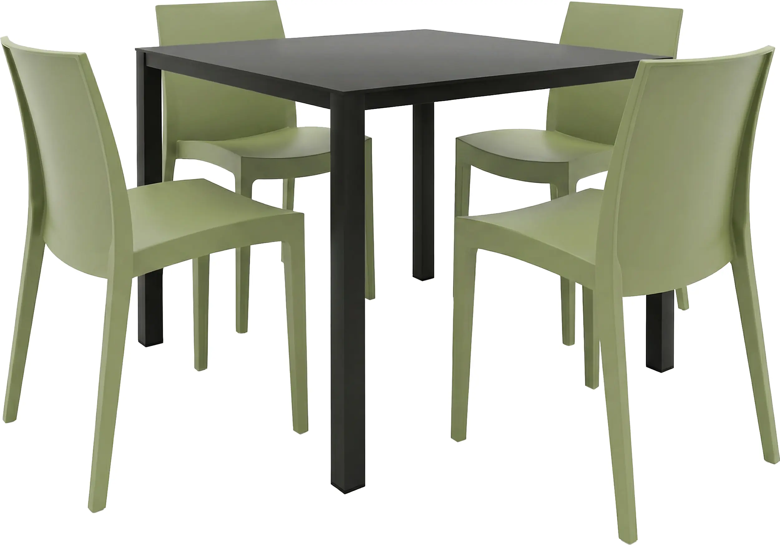 Grandsoleil Gartenstuhl Kunststoff Venice stapelbar olivgrün