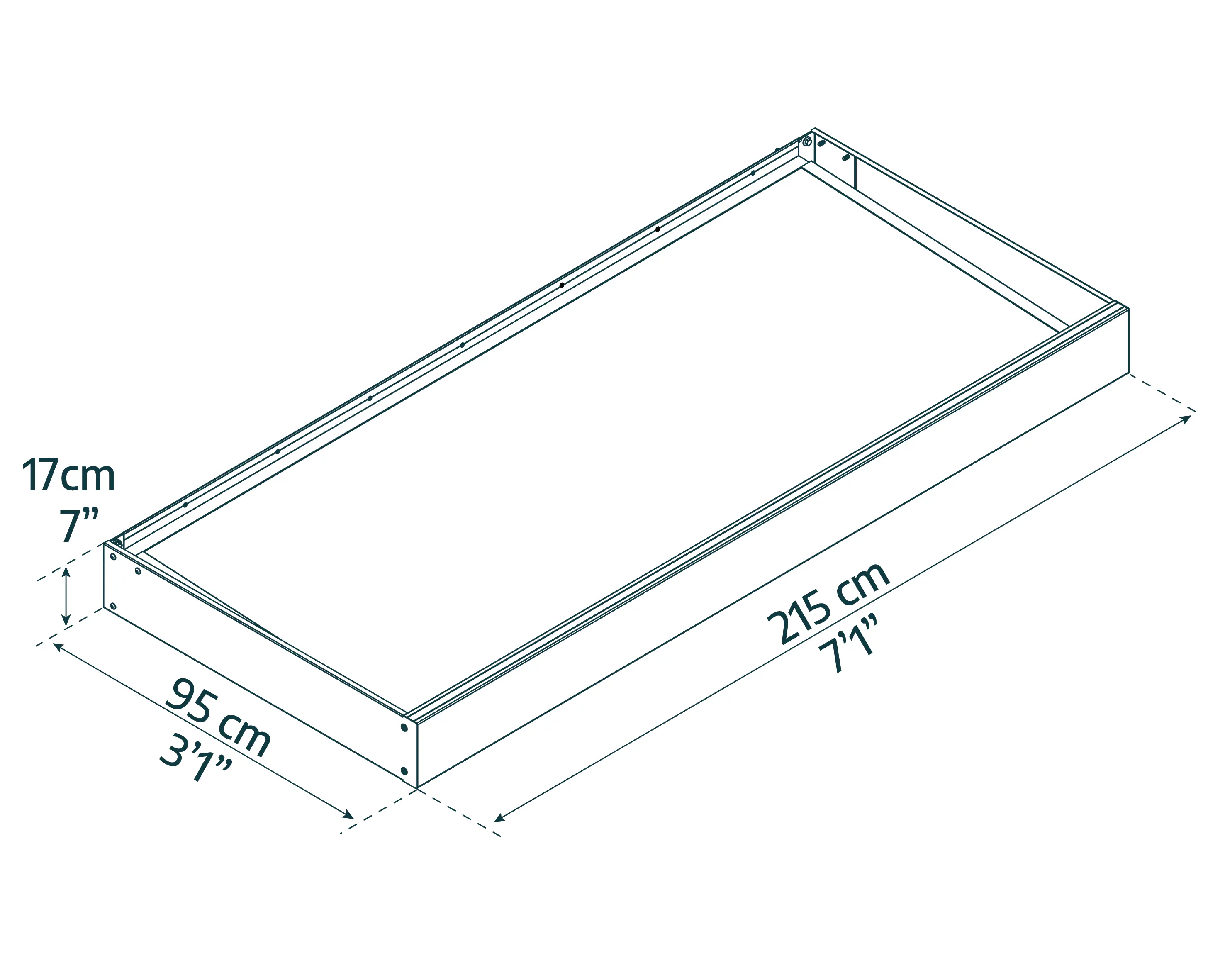 Canopia Vordach Sophia 2150 Grau Alu 215 x 95 cm Canopia Vordach Sophia 2150 Grau Alu 215 x 95 cm
