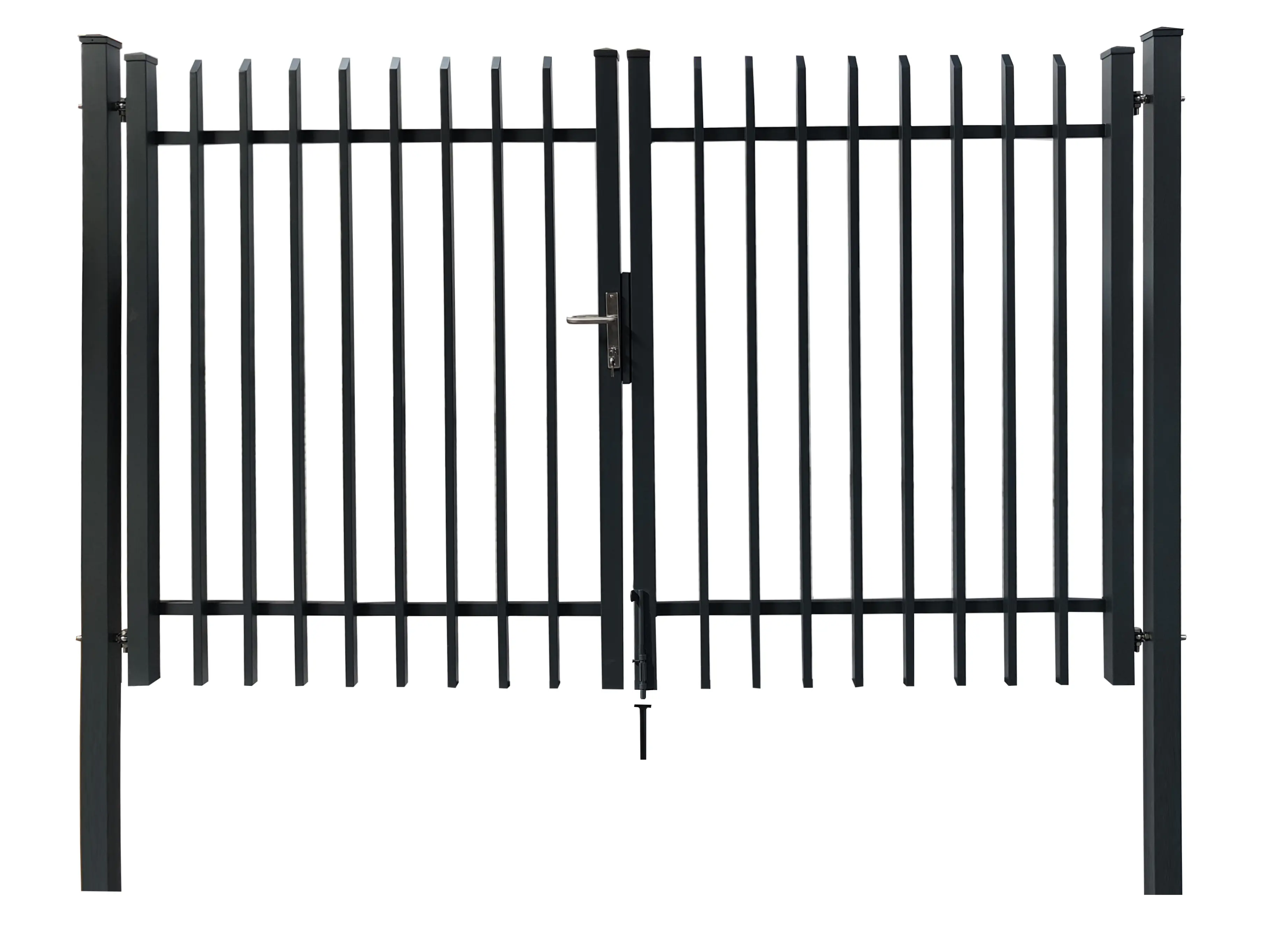 Floraworld Gartentor Porto 2-Tore inkl. 2 Pfosten 300 x 180 cm anthrazit