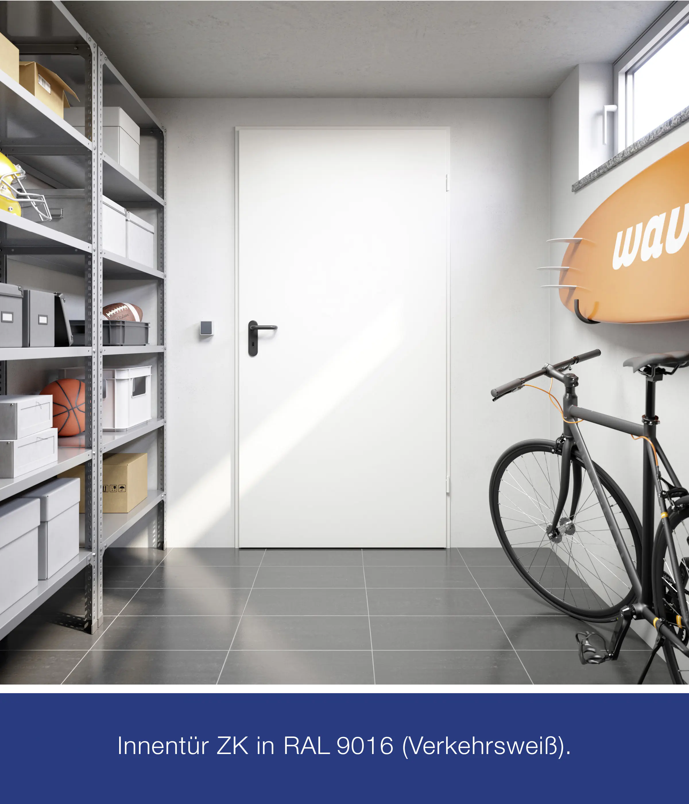 Hörmann Innentür ZK verkehrsweiß 100 x 212,5 cm DIN links