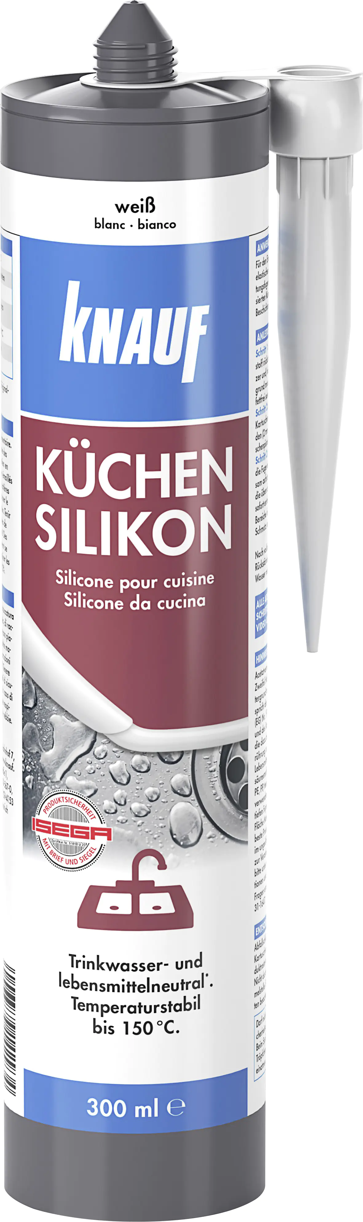 Knauf Küchen Silikon 300 ml weiß
