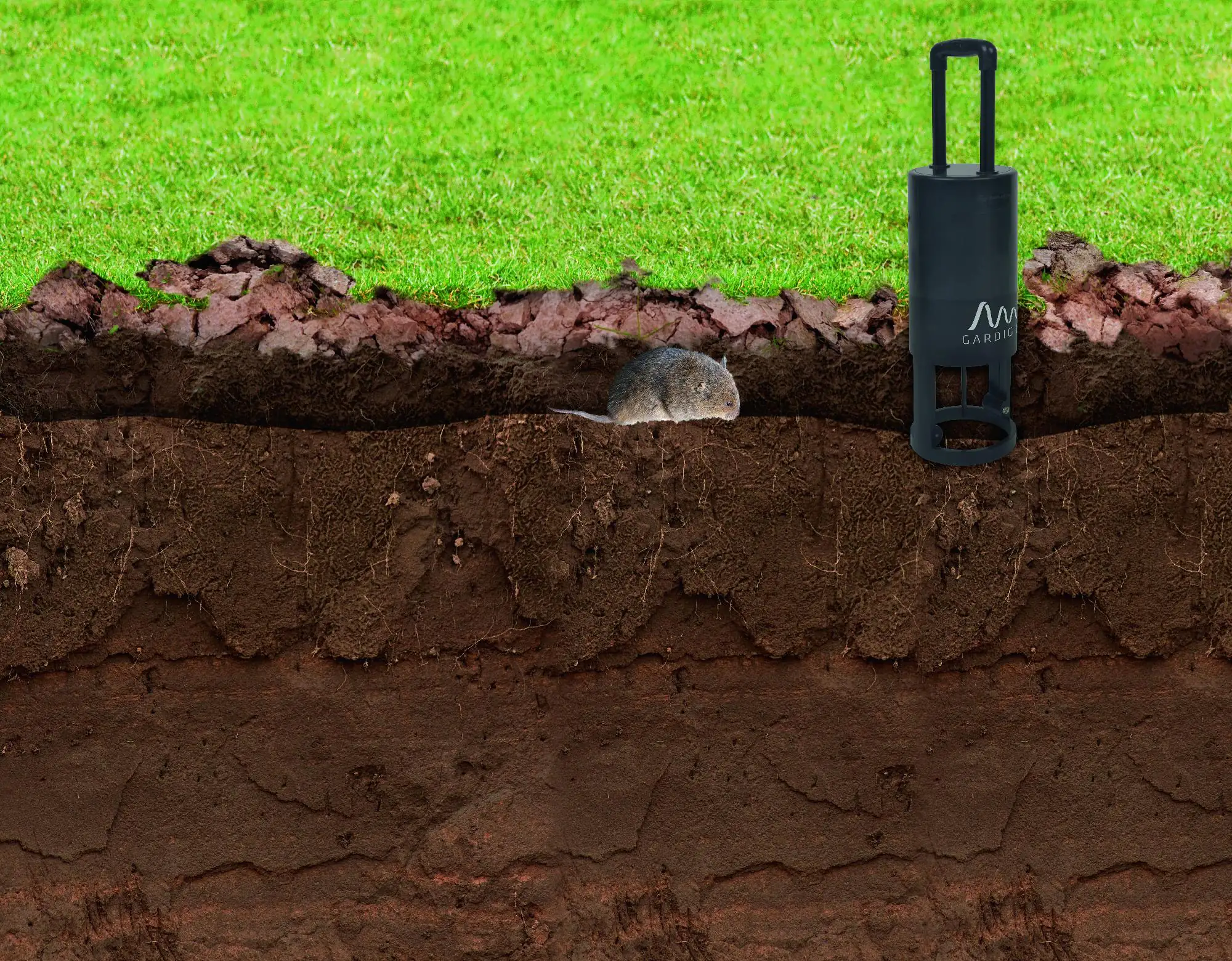 Gardigo Wühlmauszange Kunststoff Wiederverendbar