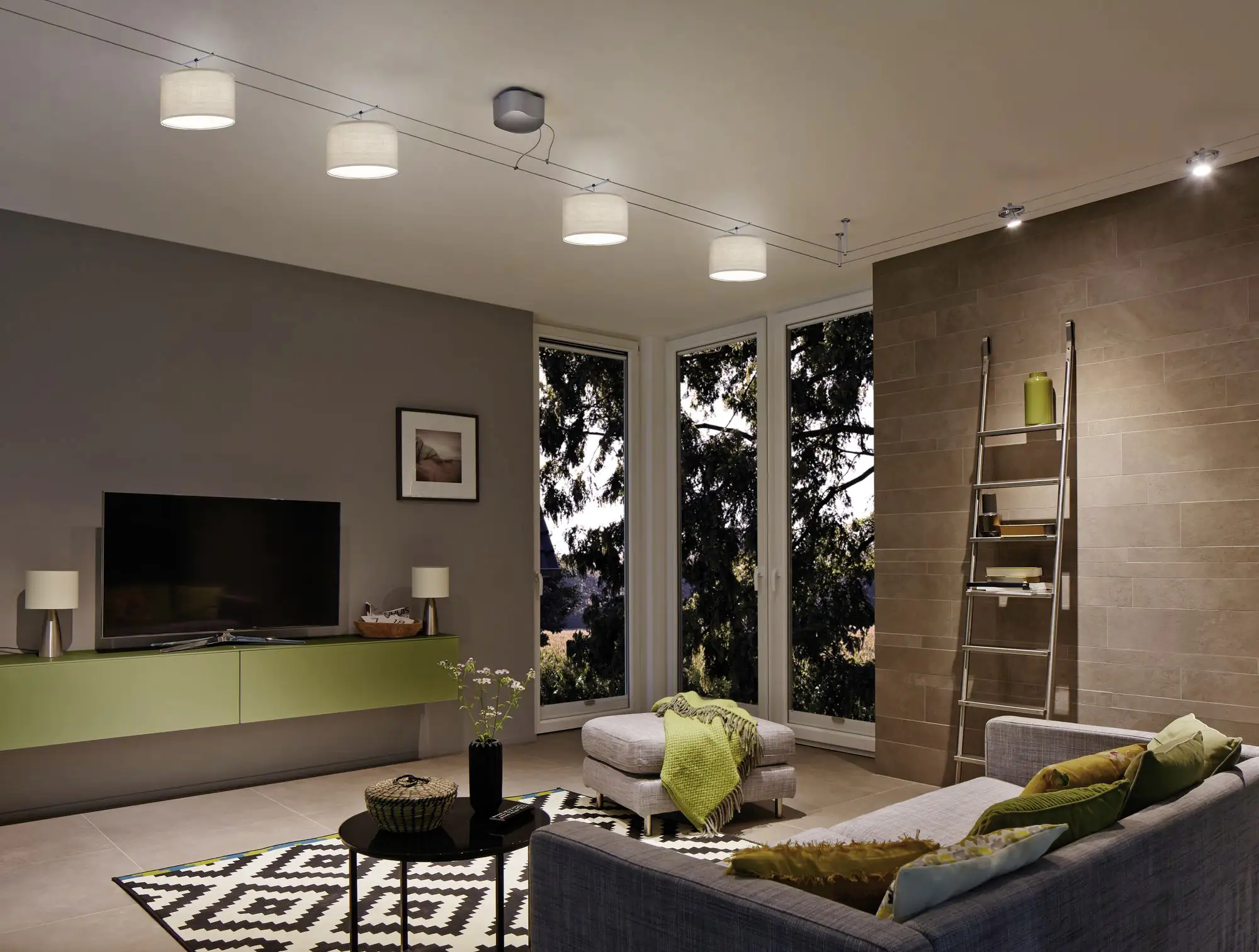 Paulmann URail DecoSystems Stoffschirm Tessa