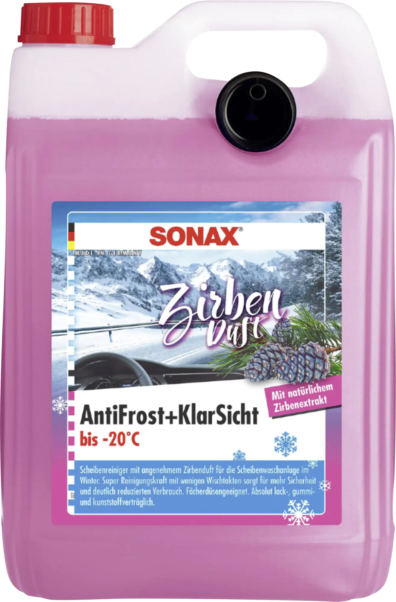 SONAX 01345000 AntiFrost+KlarSicht bis -18 °C Citrus 5 l