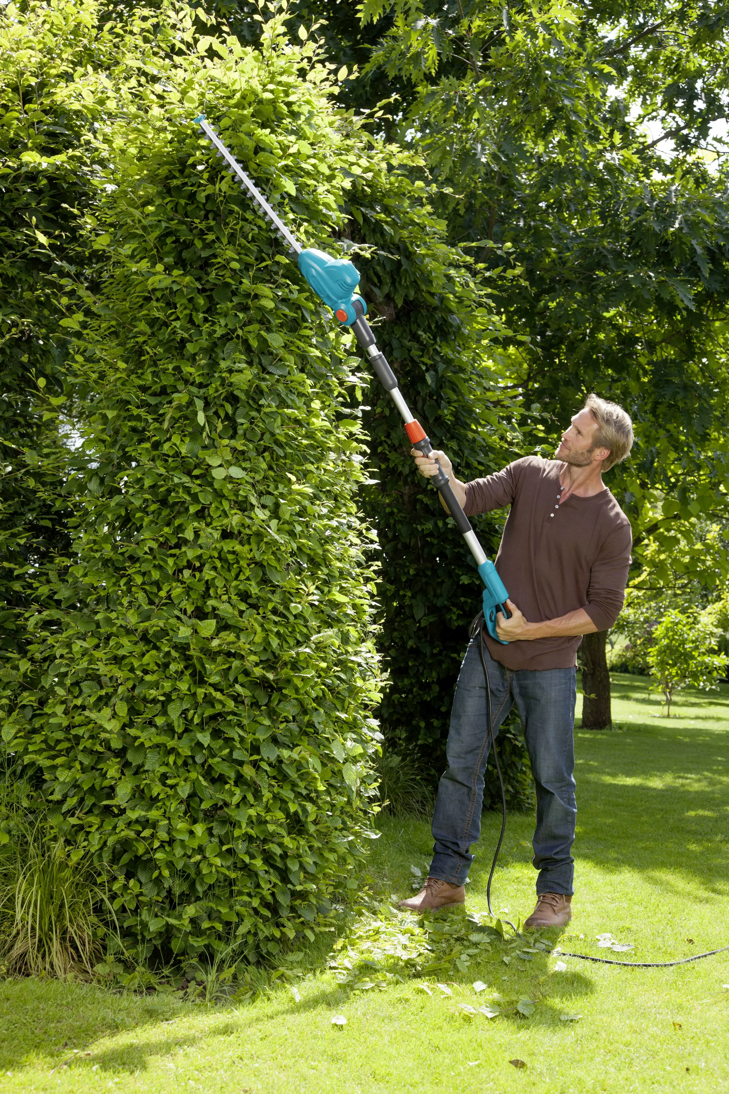 Gardena Elektro Teleskop Heckenschere THS 500/48 500 Watt