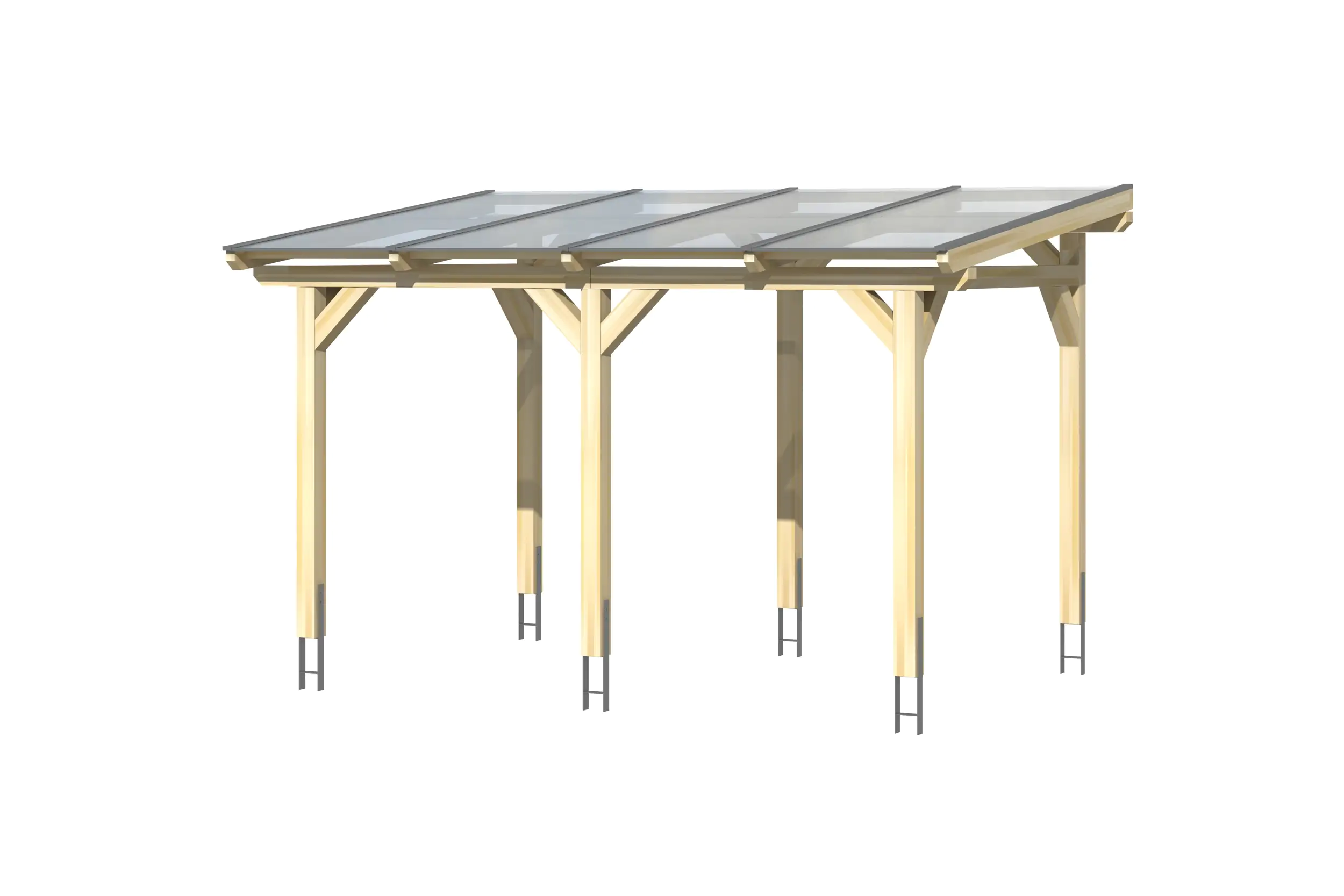 SKAN HOLZ Terrassenüberdachung Siena 434 x 350 cm