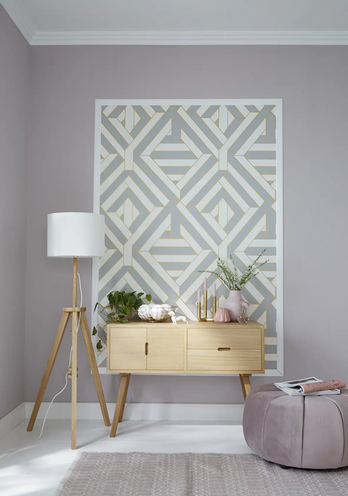 Decosa Zierprofil Romina, 2 x 1,5 m, selbstklebend